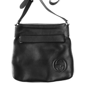 Black Gucci Messenger Crossbody